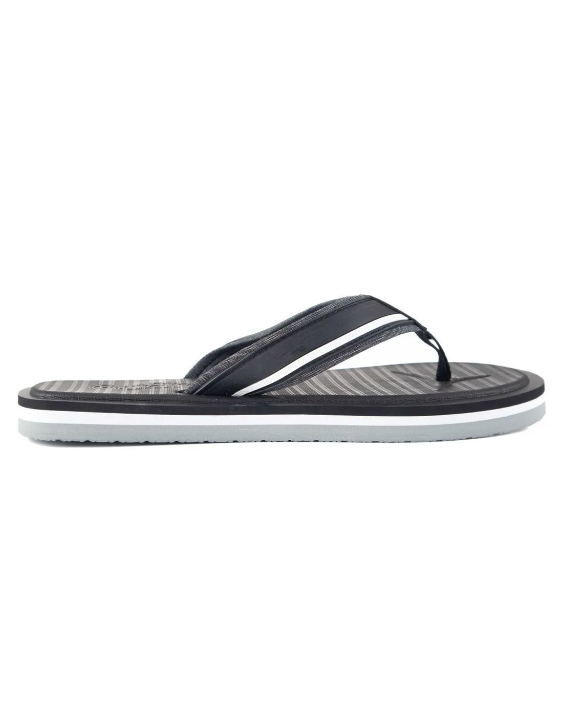 PEPE JEANS  CHANCLAS NEGRO Y GRIS WEST BASIC PMS70156 HOMBRE