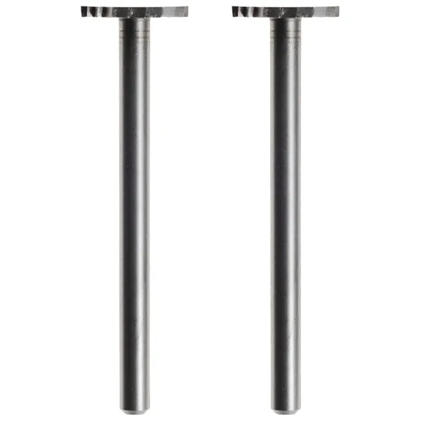 PROXXON  28727  JUEGO DE FRESAS DE ACEROTUNGSTENOVANADIO, 10 MM, MANGO DE 3 MM, 2 PIEZAS