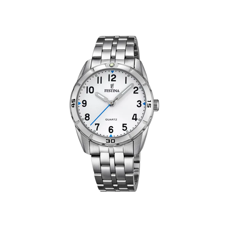 Reloj Festina junior collection blanco correa acero infantil F16907/1