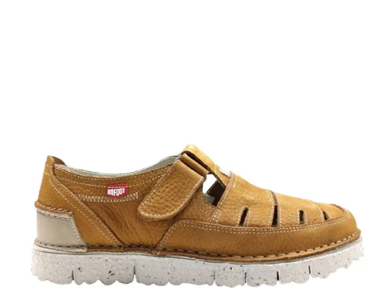 SANDALIA CERRADA PARA HOMBRE ON FOOT EN COLOR CUERO 822