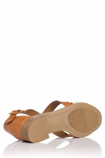 Sandalia en piel
