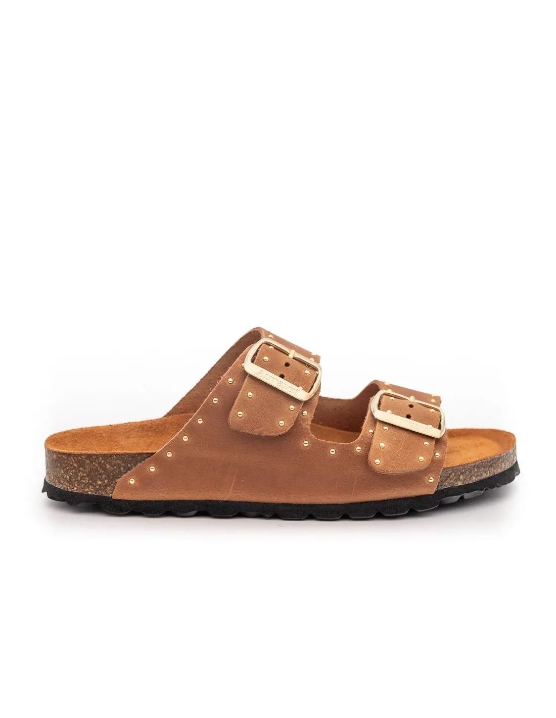SANDALIA HEBILLAS MUJER AUTENTI 13843 CUERO