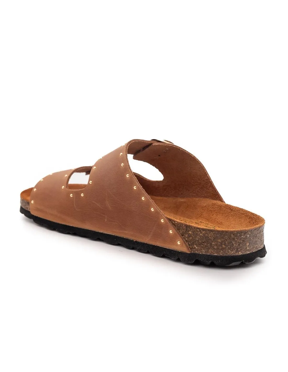 SANDALIA HEBILLAS MUJER AUTENTI 13843 CUERO