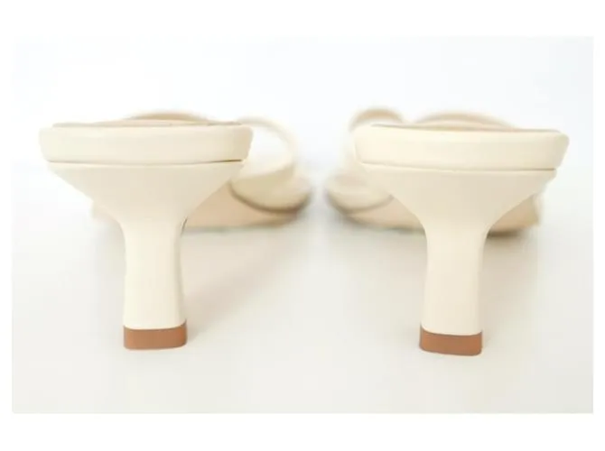Sandalias Aeyde Wilma de napa color crema Crudo 