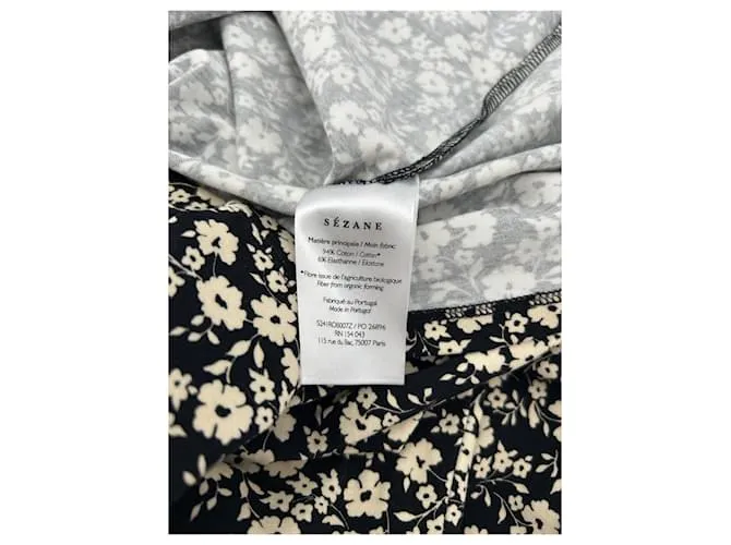 SéZane SEZANE Vestidos T.Internacional XS Algodón Negro 