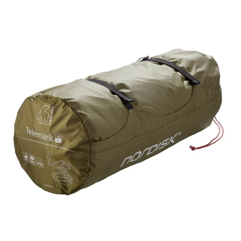 Tienda de campaña NORDISK Telemark 2.2 PU Tent (Dark Olive)