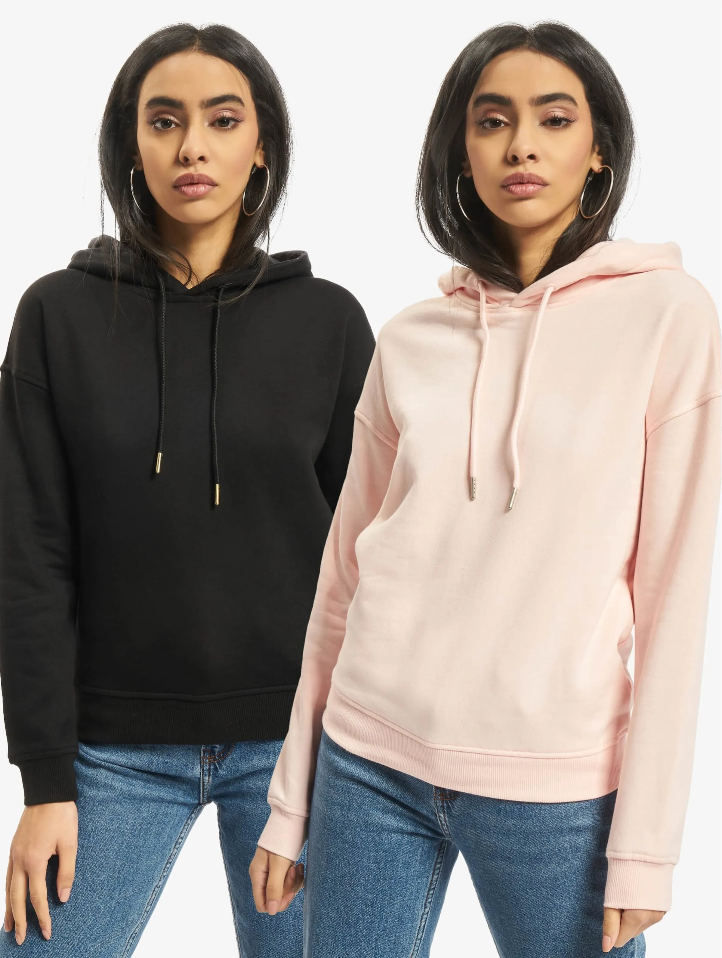 URBAN CLASSICS URBAN CLASSICS LADIES 2PACK HOODY