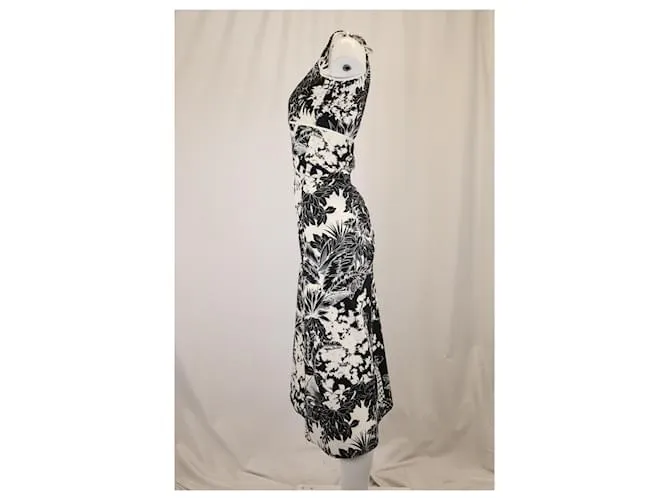 Vestido largo estampado See by Chloé de algodón negro 