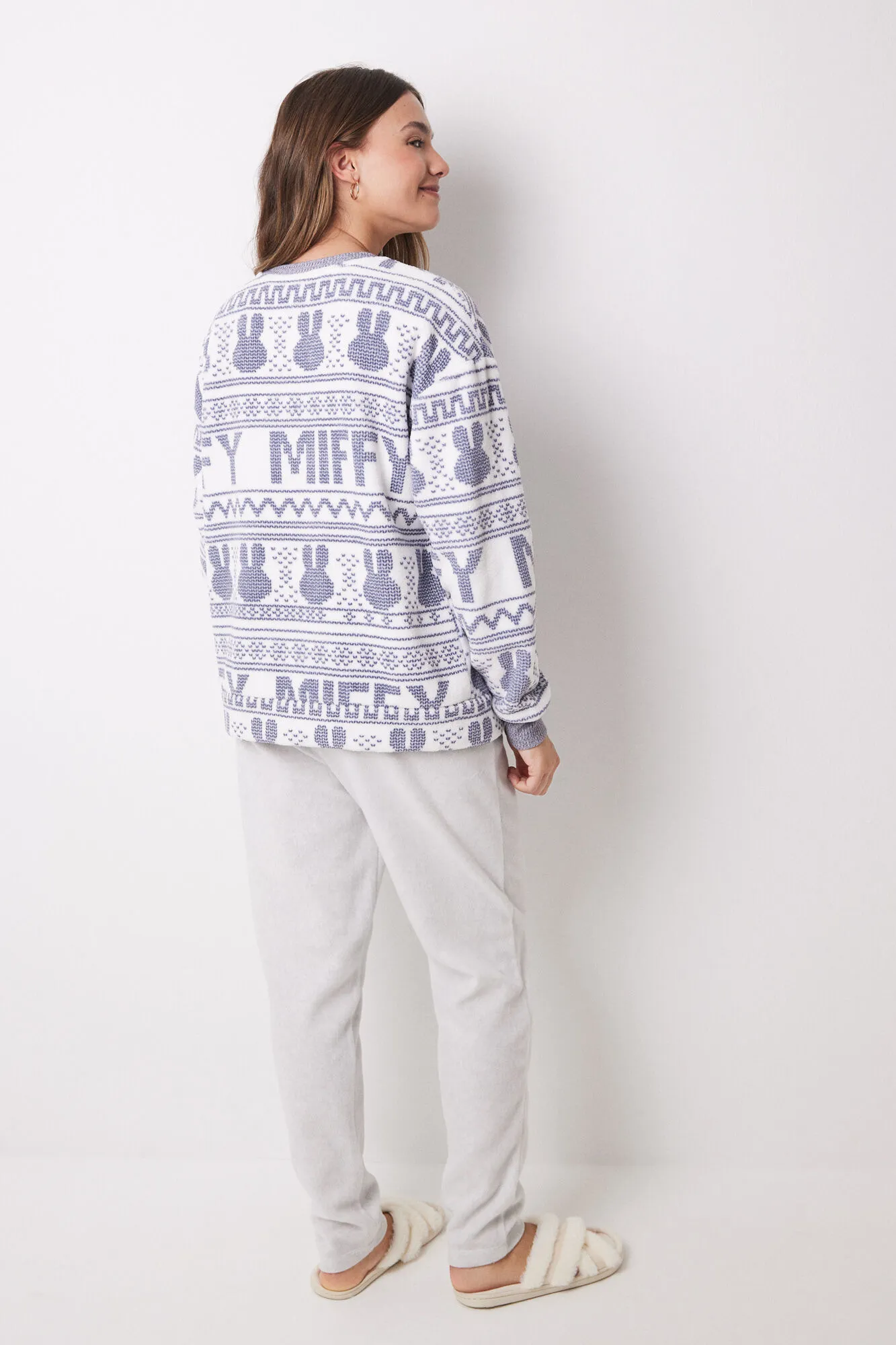 Women'secret Pijama largo polar Miffy