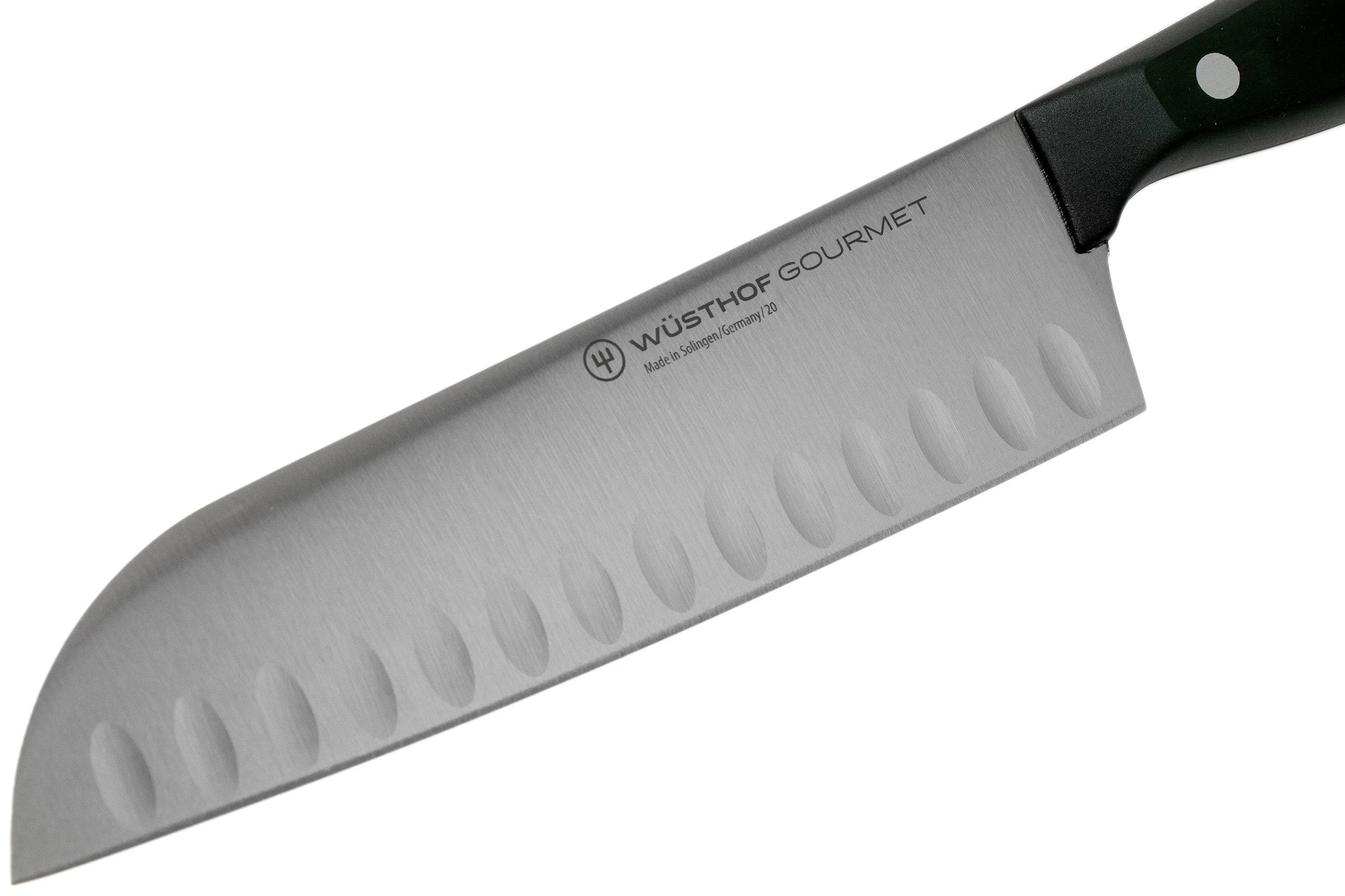 Wüsthof Gourmet santoku con borde granton 1025046017