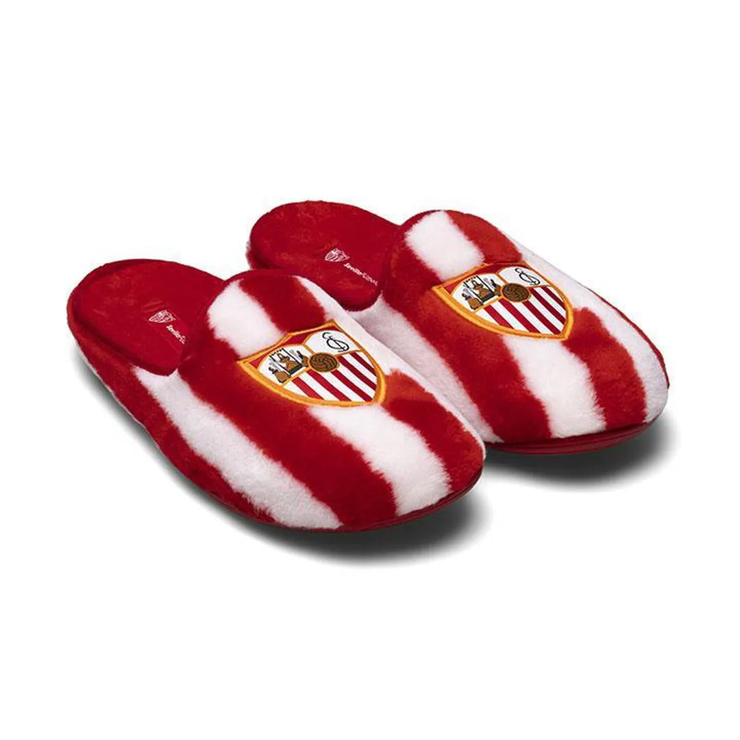 Zapatillas de casa del Sevilla FC Oficiales Licenciadas a Rayas