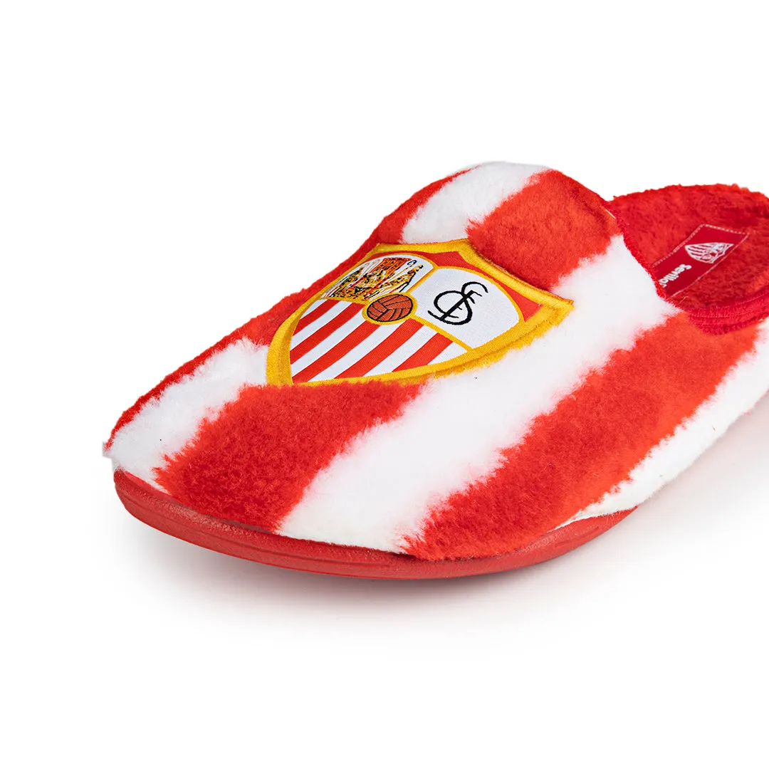 Zapatillas de casa del Sevilla FC Oficiales Licenciadas a Rayas
