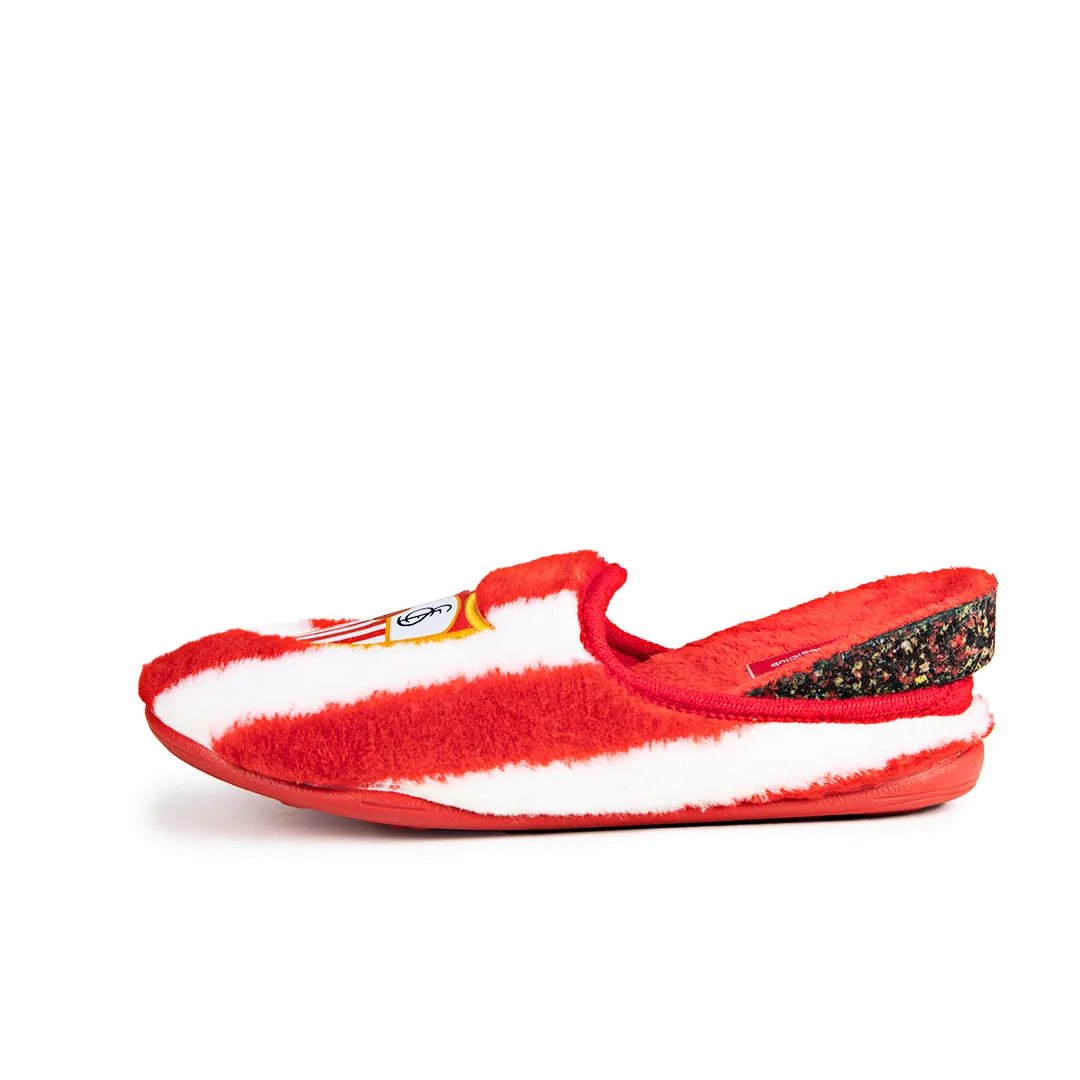 Zapatillas de casa del Sevilla FC Oficiales Licenciadas a Rayas
