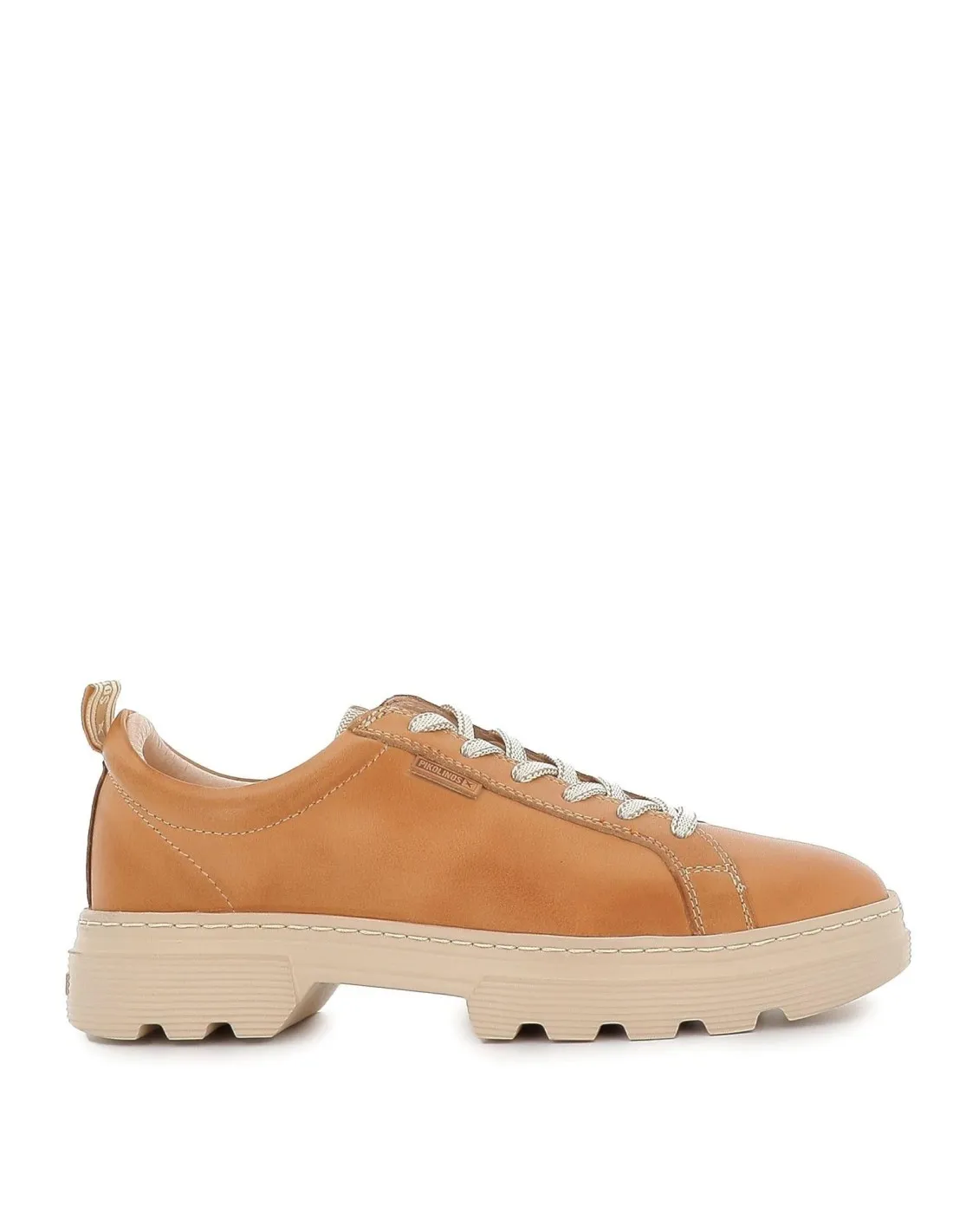Zapato deportivo suela goma cuero Pikolinos