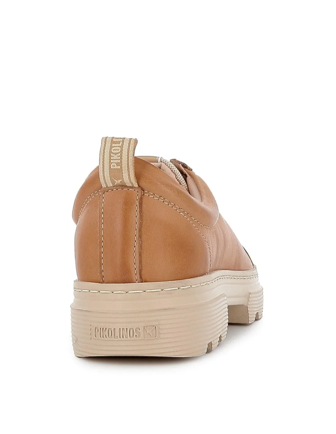 Zapato deportivo suela goma cuero Pikolinos
