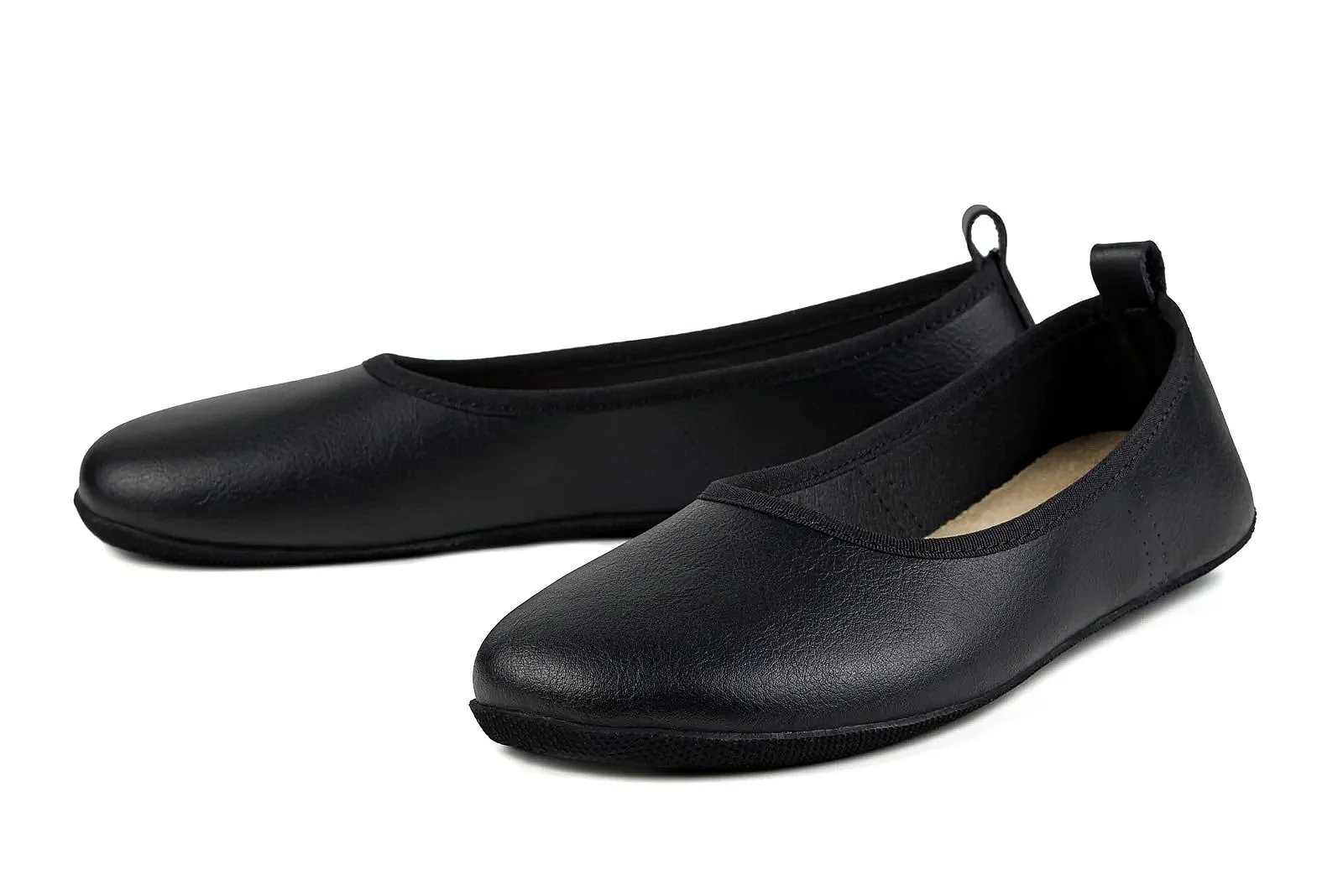 ZAPATOS AHINSA SHOES EXTRA NARROW BALLERINAS ANANDA  BLACK  WOMEN´S
