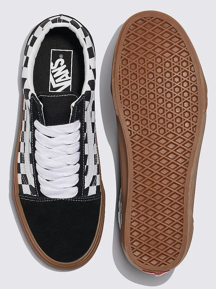 ZAPATOS VANS OLD SKOOL  FAT LACE CHECKER BLACK
